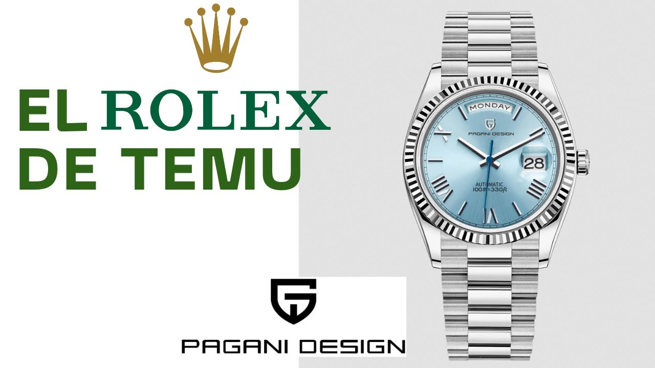 EL ROLEX DE TEMU - PAGANI DESING DAY DATE