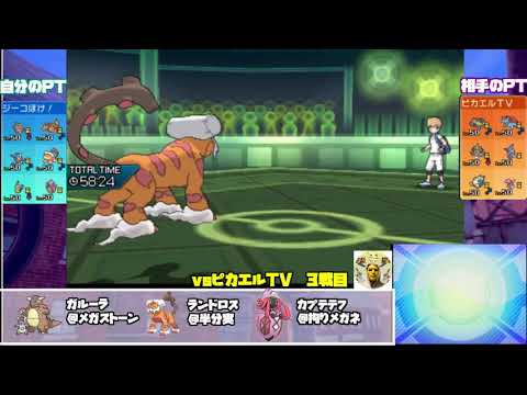 【ポケモンUSUM】フレ戦3本勝負vsピカエルTV最終戦