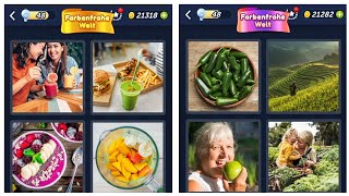 4 Bilder 1 Wort - Farbenfrohe Welt - 17.03.2023 - Lösung Tägliches Rätsel - März 2023 screenshot 1