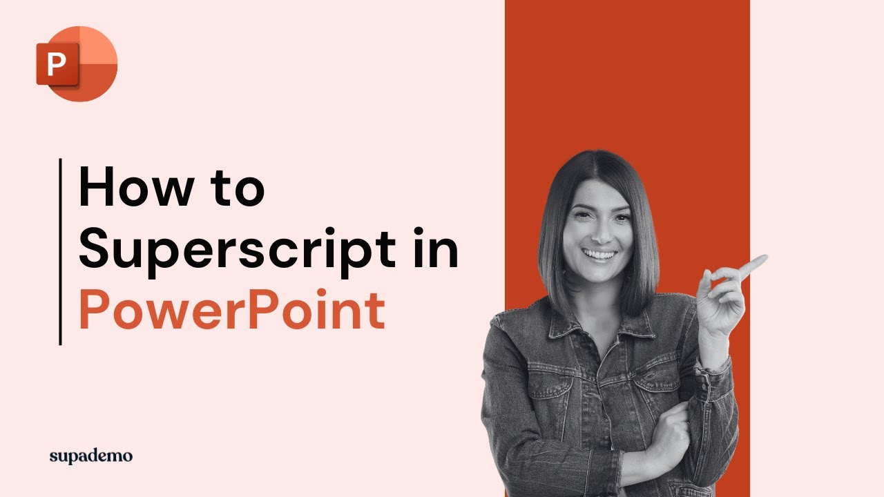 How to Superscript in PowerPoint - YouTube