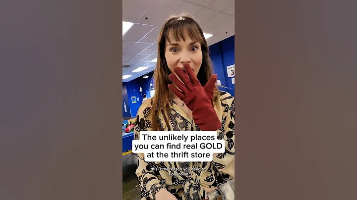 How I found REAL GOLD at the thrift store this week & what to look for when you hunt! #thrifting