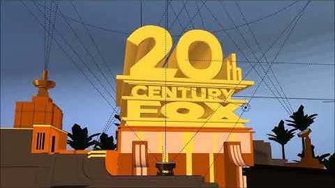 20th Century Fox and Fox Searchlight Pictures Logos (Blender)