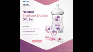 Natural Elephant Design Gift Set