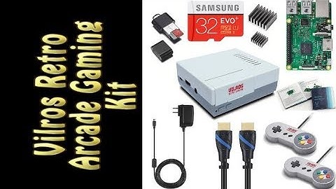 Vilros Retro Gaming Kit w/2 Classic Gamepad - NES Style