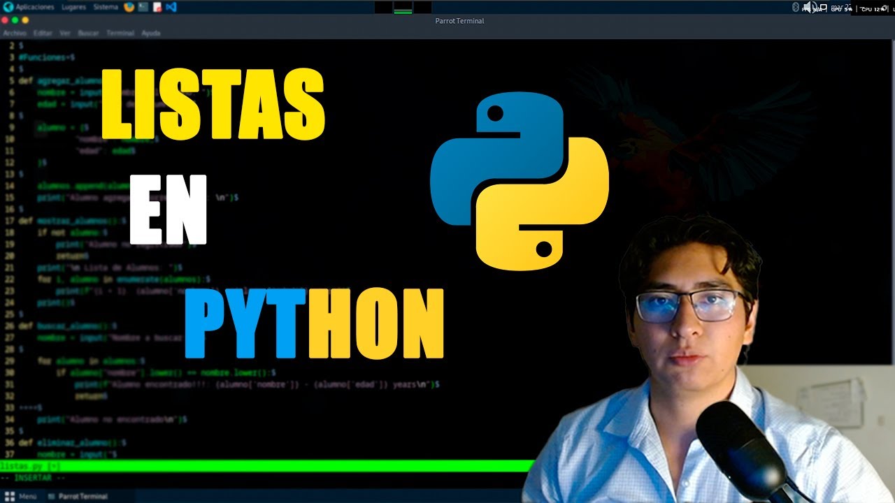 Listas en Python Ep.11 - YouTube