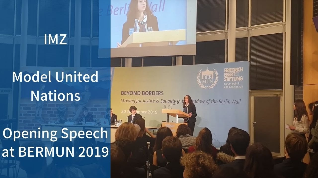 IMZ Model United Nations – Dominican Republic Opening Speech at the ...