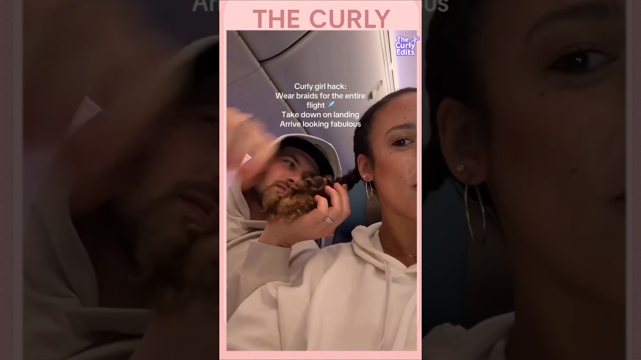 Косички в стиле «самолет» = локоны для отпуска ✈️ 