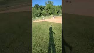Umpire POV - Hit in the gap for a Triple! #baseball #umpire #summer #sports #game #explore #pov #fyp