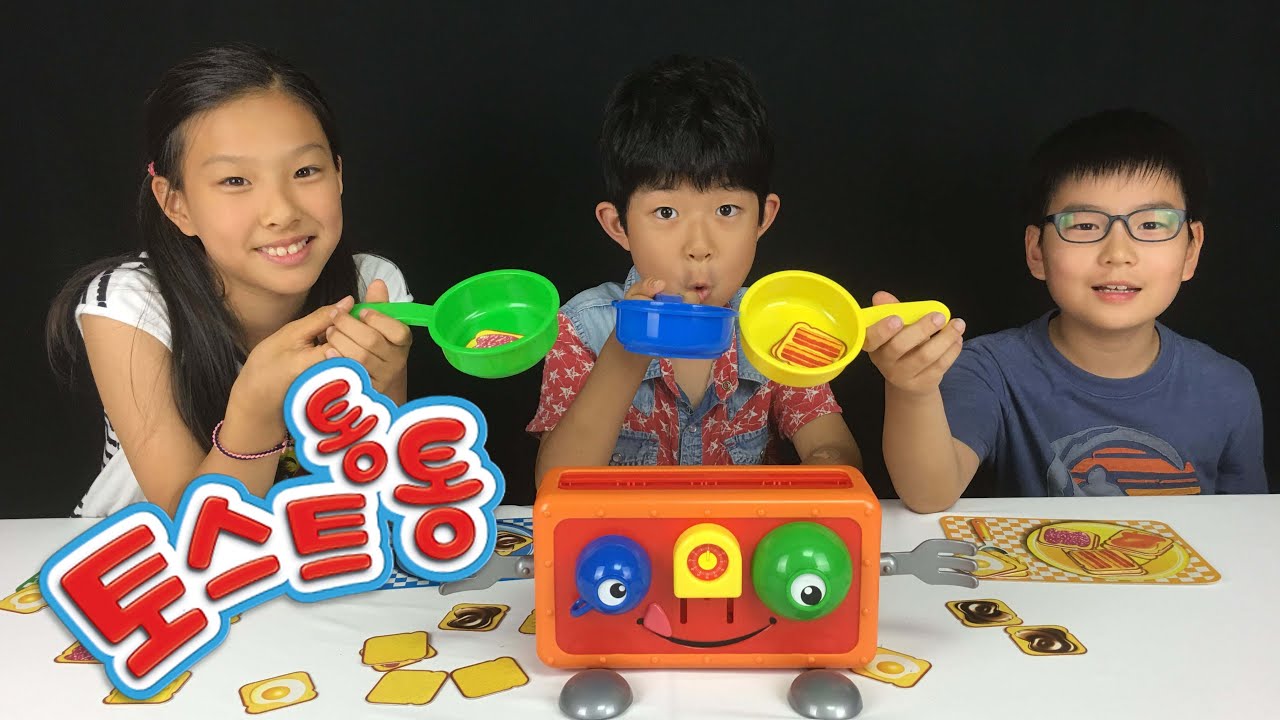 폭죽처럼 펑펑!!! 날으는 토스트를 잡아라! 토스트통통 보드게임 Toaster Board Game Challenge 마이린