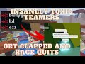 Insanely Toxic Teamers Get Clapped and Rage Quit! | Shindo Life ( Roblox )