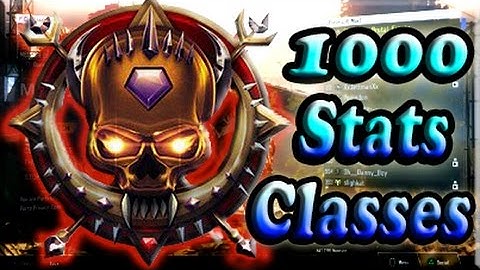 Prestige Master Lvl 1000 Full Combat Record/Classes