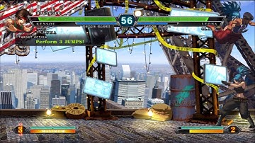 King of Fighters XIII (13) PS3 arcade mode playthrough part 1 (SSR Fight Club)