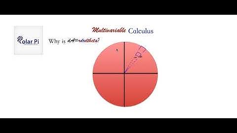 Why dA=dydx=rdrdtheta