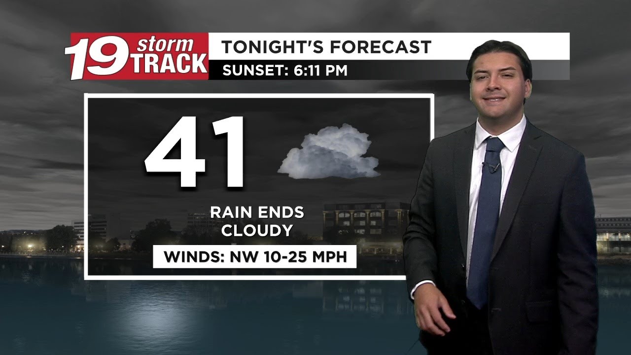 Staying breezy through Thursday with chilly nights ahead - YouTube