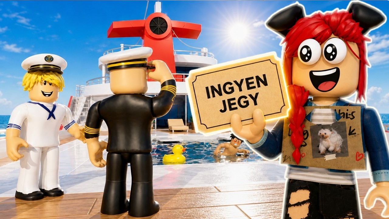 INGYEN UTAZÁST kaptam erre a Luxus HAJÓRA! - Cruise Story - Roblox