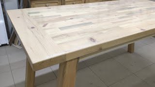 Dining Table ||DIY Woodworking || Ahşap yemek masası yapımı
