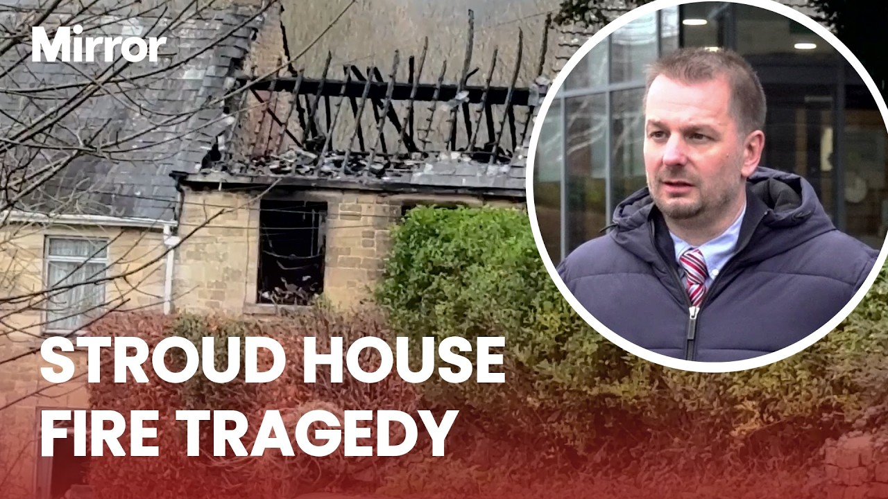 Mother and two young children die in Boxing Day house fire in Stroud ...