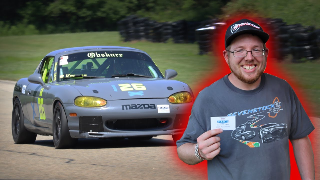 Adam Goes To Racing School! - YouTube