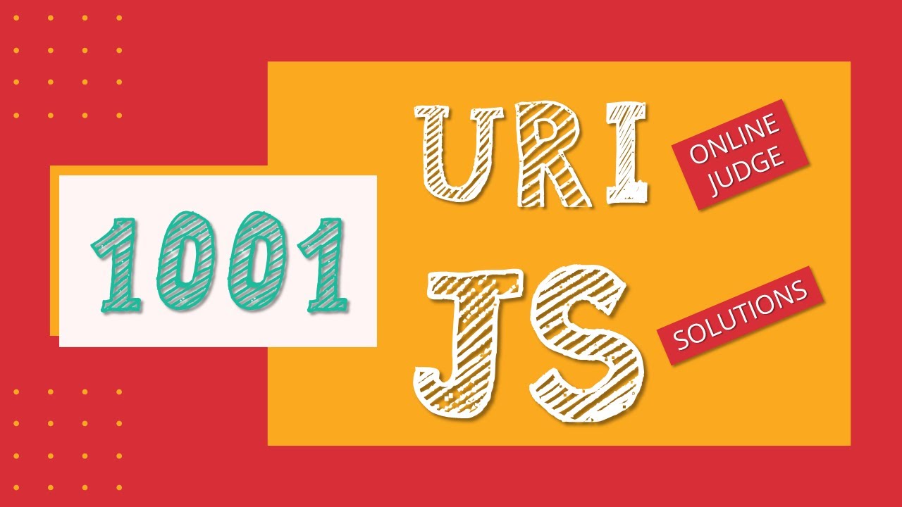 URI 1001 URI Online Judge e Javascript Solutions YouTube