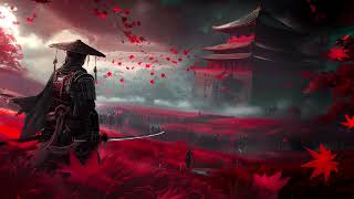 red autumn ronin with samurai 4k live wallpaper for pc and mobile