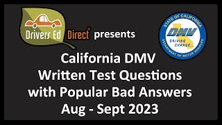 BRAND NEW: Hardest DMV Questions 🖤Top 20 Hardest Questions w/ Popular Bad Answers Past 60 Days🖤 by Drivers Ed Direct Driving School 3,312 views 6 months ago 6 minutes, 18 seconds