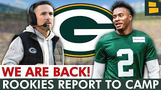 Green Bay Packers Football Is BACK! MAJOR Packers Training Camp News + Rookies Report To Green Bay!