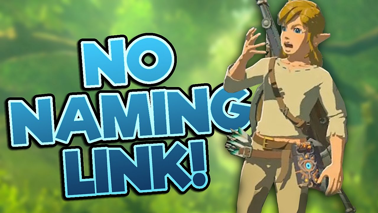 We can't change Link's name in Breath of the Wild - BotW News #1