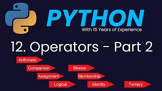 Operators in Python - Part 2 | Python Tutorial for Beginners