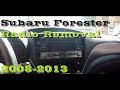 How to remove Radio in Subaru Forester 2008-2013