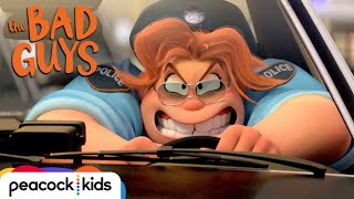 Bad Guys Getaway! Wild Police Pursuit | THE BAD GUYS |  Movie Clip