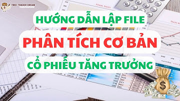 Hướng Dẫn Lập Bảng Phân Tích Cơ Bản - Cổ Phiếu Tăng Trưởng | Tặng File Excel Mẫu