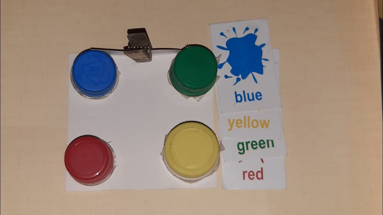 Best out of waste |Kids crafts | kids colour recognition mini kit using