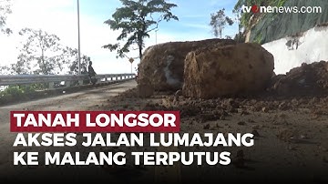 Longsor Empat Titik di Piket Nol Lumajang: Akses Lumajang-Malang Terputus | OneNews Update