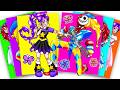 Story Of Lily Lovebraids and Prototype - Poppy Playtime 5 | Sticker Book DIY
