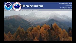 NWS Missoula Weather Briefing