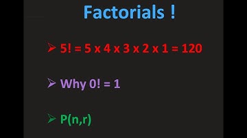 Factorials Part 1