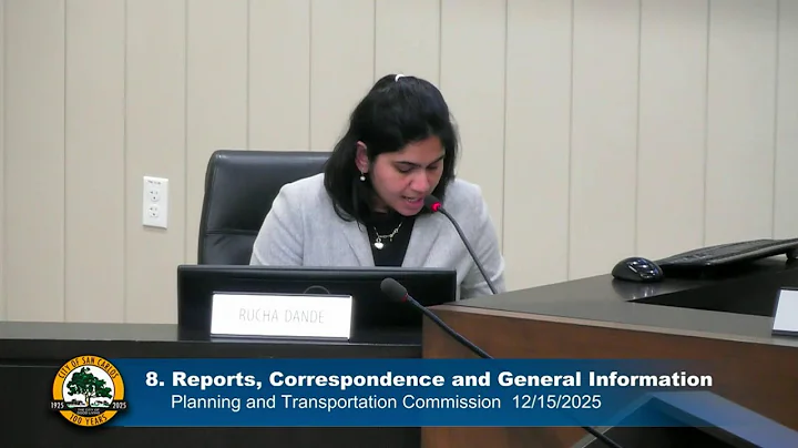 Planning and Transportation Commission 12.15.2025 Regular Meeting