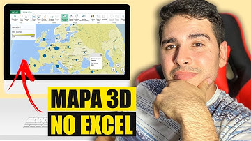 DICAS DE EXCEL | COMO FAZER MAPA 3D NO EXCEL | Douglas Costa