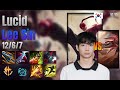 Lucid Jungle Lee Sin vs Naafiri lol KR solo rank Full Game 16.10 | 루시드 리 신 vs 나피리