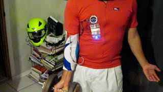 Wearable SEMG prototype with a weight