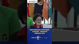 Penyerahan Dokumen Ganjar & Mahfud kepada KPU  #shorts
