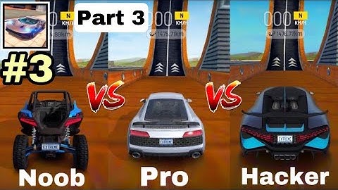 Noob vs Pro vs Hacker Part 3 Extreme Car Driving Simulator. #noob #vs #pro #hacker #ios #android