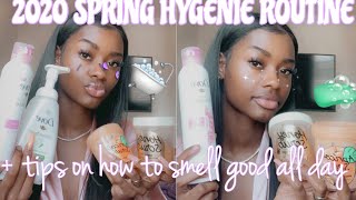 2020 SPRING HYGIENE ROUTINE I +TIPS TO  SMELL GOOD ALL DAY I TAMIYA SIMONE