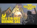 Helldivers 2 - Solo Terminids | 1219 Kills with Burning Gas | Deathless-Full Clear | Max Difficulty