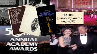The 33 First Televised Academy Awards Intros (1953-1986)
