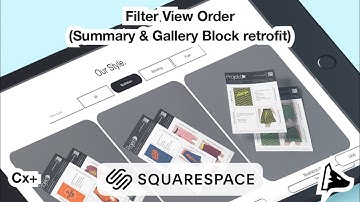 Filter View Order - Squarespace plugin (cx+)