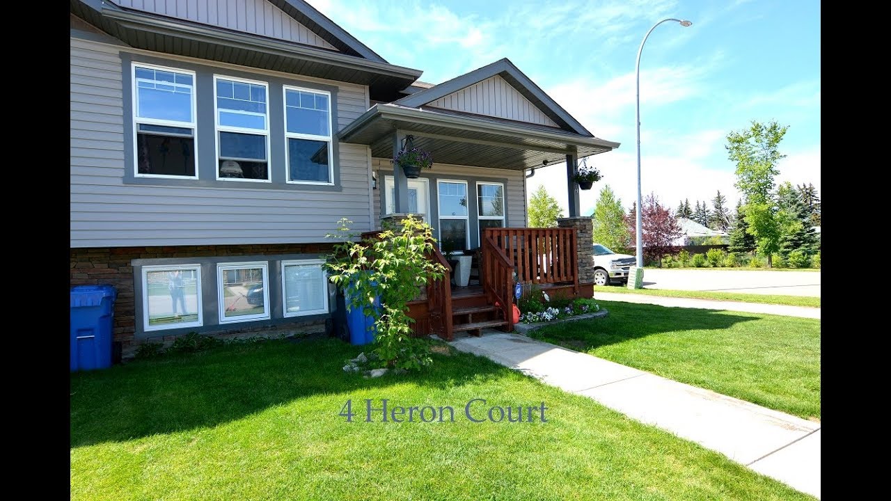 SOLD! Space! Lots of Parking! 4 Heron Court in Penhold, AB YouTube