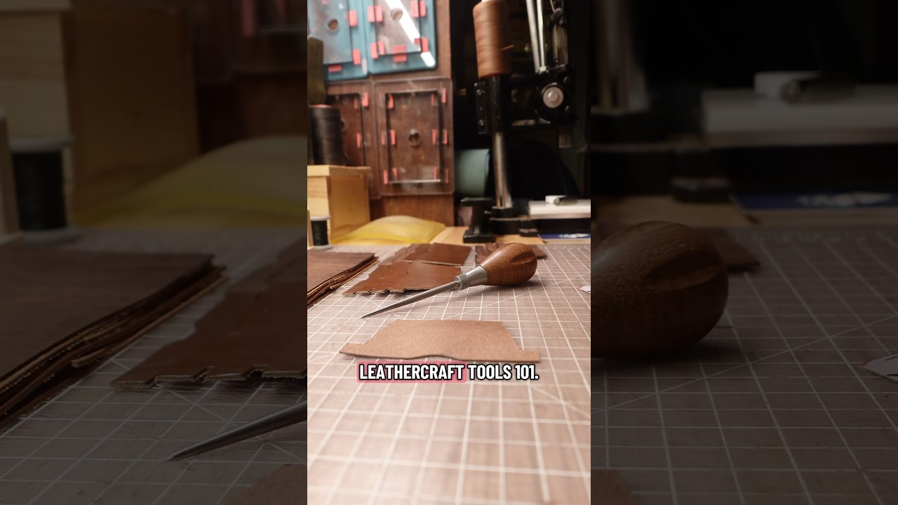 Основы работы с кожей. Мощное шило. 