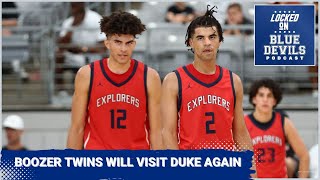Boozer Twins Set To Visit Duke Basketball Again | Duke Blue Devils Podcast