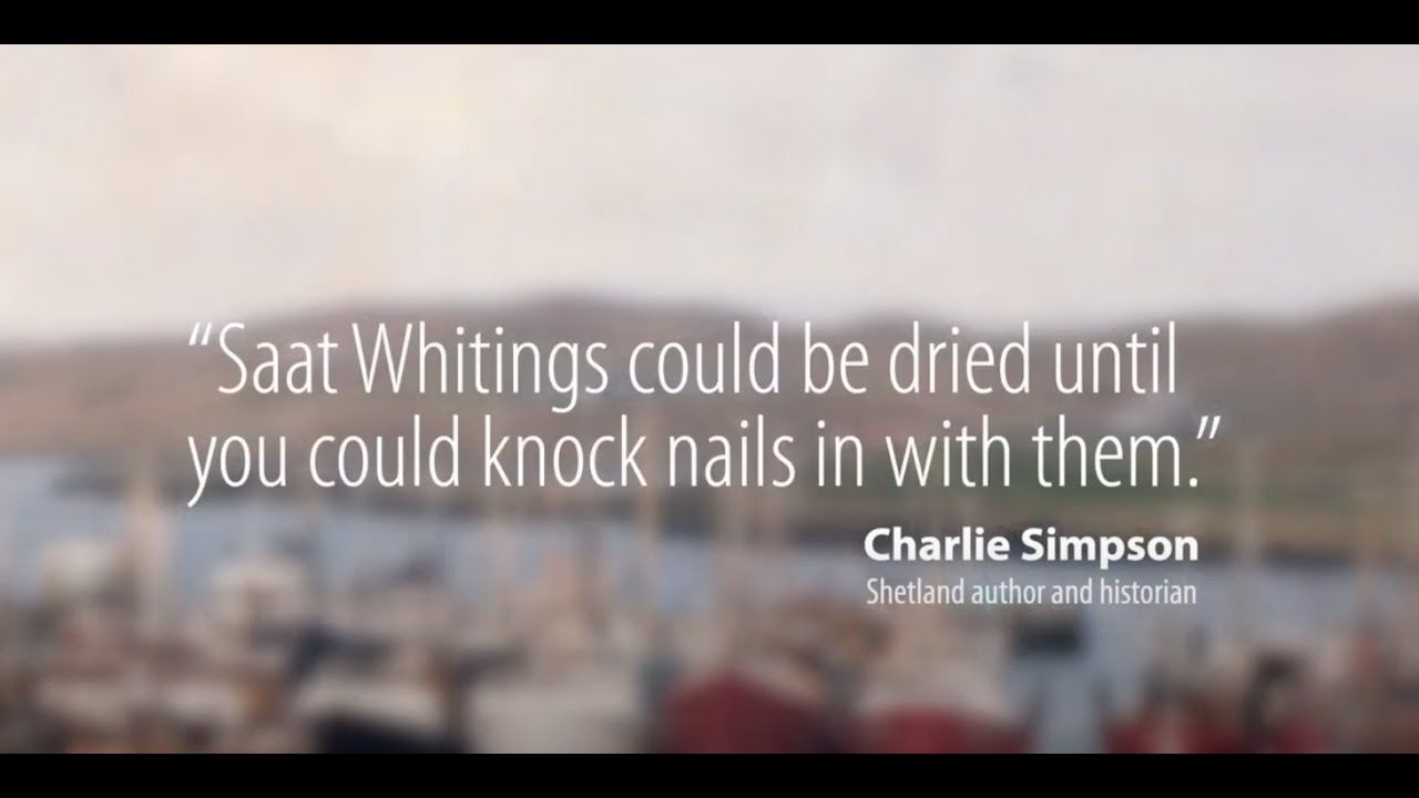 Taste of Shetland food heritage film: saat fish